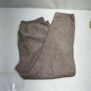 J.Jill women’s linen Brown Pants size M